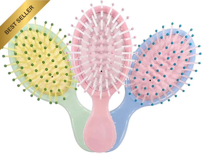 Mini Hairbrush, Travel Hair Brush for Women, Wet Brush Mini, Hair Detangler Brus