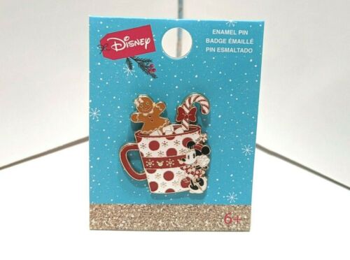 Minnie Mouse Gingerbread Peppermint Mocha Coffee Pin Disney Holiday Loungefly
