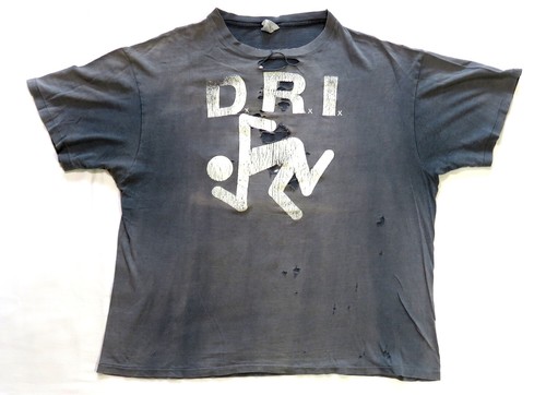 Dirty Rotten Imbeciles Vintage T Shirt 1980's Distressed