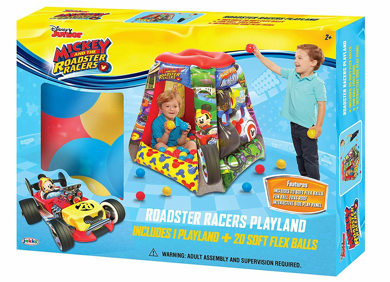 Disney Mickey Mouse and the Roadster Racers Play Ball Pit Playland - Toddler Toy