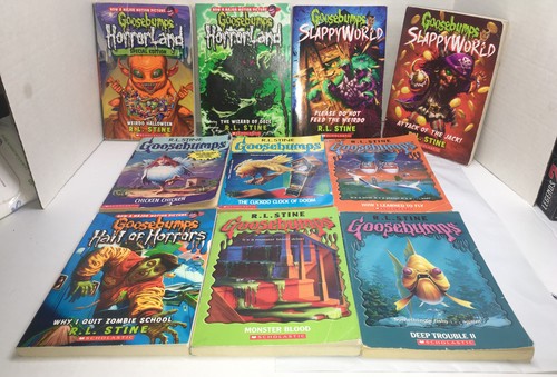 10冊 GOOSEBUMPS books Goosebumps Books Lot of 10Vintage R.L. Stine HorrorLand Most