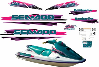 SEADOO GTS 1996  Graphics / Decal / Sticker Kit  custom