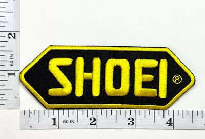 Embroidered Patch - Shoei - Helmets - Motorcycles - Racing - NEW - Iron-on