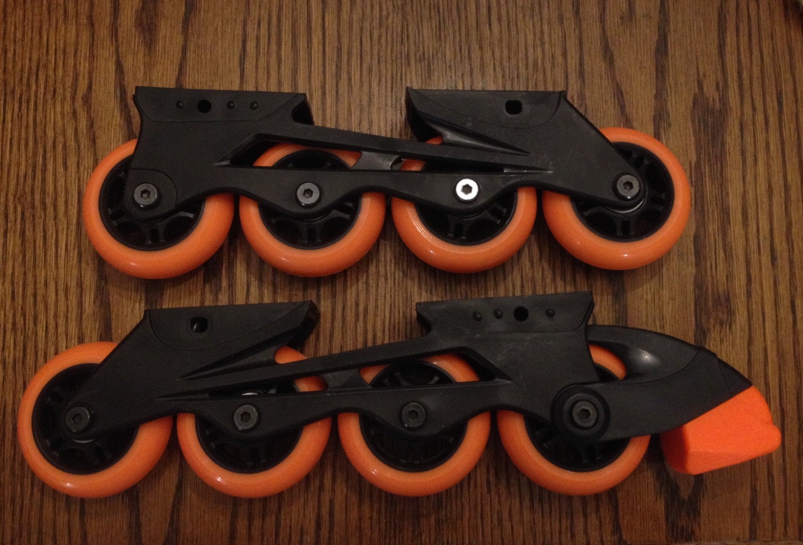 ROLLER DERBY FALCON GTX ROLLER SKATES ROLLER BLADES replacement orange