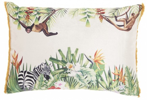Многоцветная поясничная подушка Jungle Art