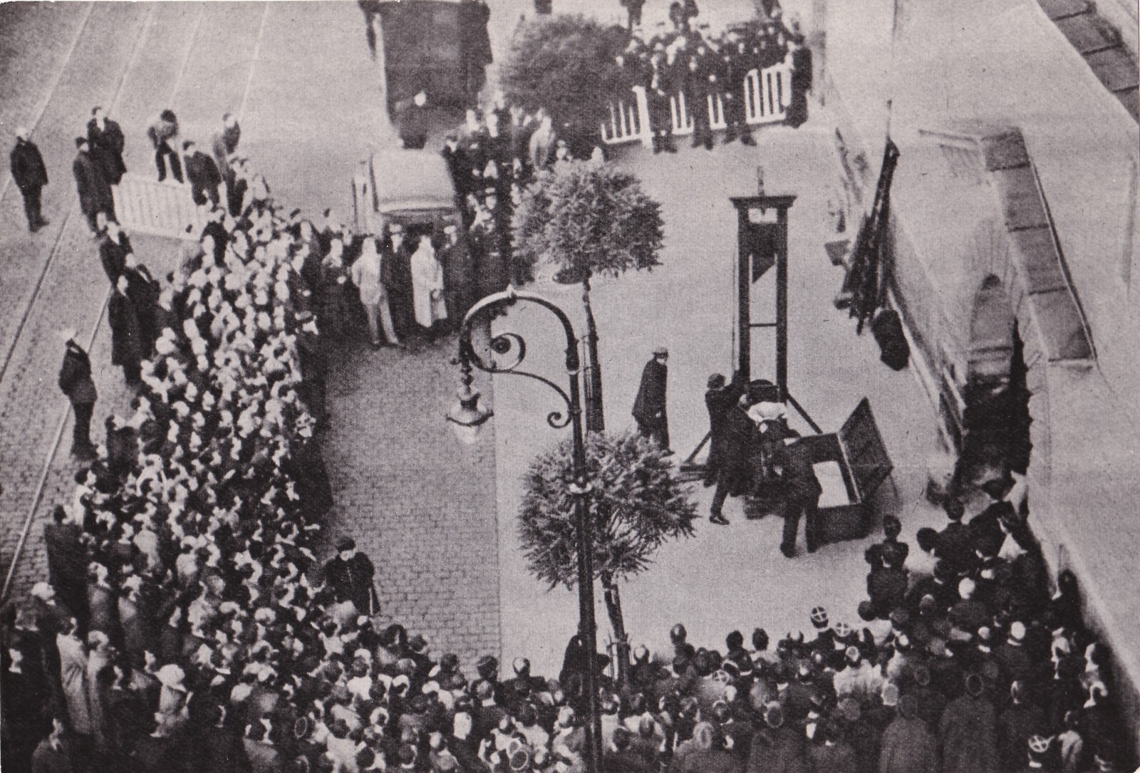 1939 (1941) The Last Public Execution by Guillotine in