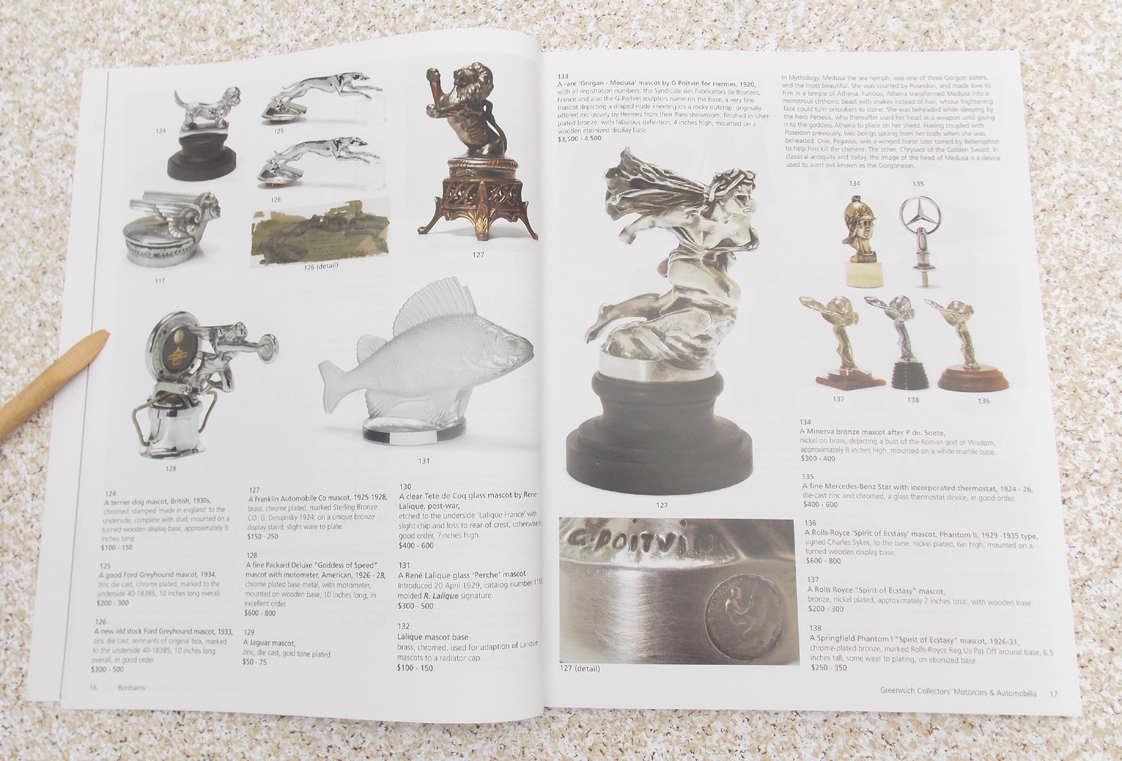 BONHAMS Automobile Car Auction Catalog Concours D'Elegance Greenwich 2011