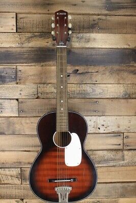 Vintage KINGSTON Acoustic Parlor Guitar, Made in Japan NEEDS REPAIR #R5435