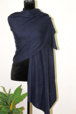 Cashmere Shawl Scarf Ladies Knit Soft Black Grey Brown Travel Blanket Wrap New