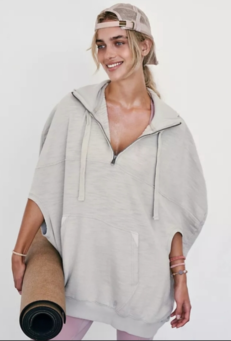 CLANE 25SS PONCHO SWEAT TOPS グレー CLANE 25SS PONCHO SWEAT
