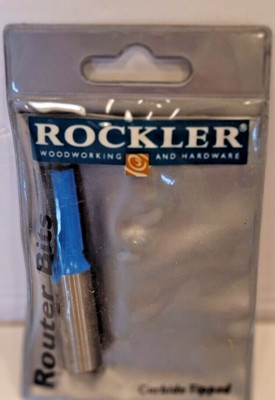 Rockler Straight Bit Router Bit 13/32'' Dia x 1  H x 1/2'' Shank New in Package