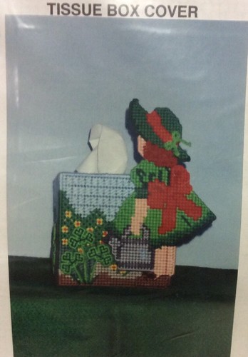 Luvlee Little Lassie Tissue Box Cover #LL602 Plastic Canvas