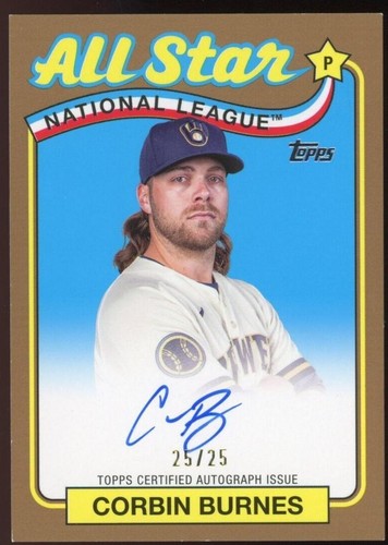 直筆サイン topps now CORBIN BURNES JOSH HADER JOSH HADER 2022 TOPPS BASEBALL STARS AUTOGRAPH AUTO #22/99
