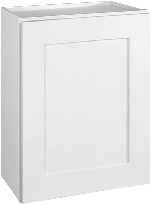 561555 Brookings Unassembled Shaker Tall Wall Kitchen Cabinet, 18X24X14, White
