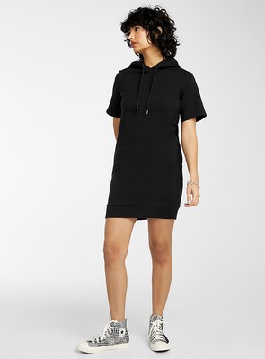 Женское платье с капюшоном Calvin Klein, черное, L