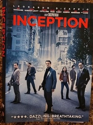 Inception (DVD, 2010) **DVD DISC AND ARTWORK ONLY** NO CASE