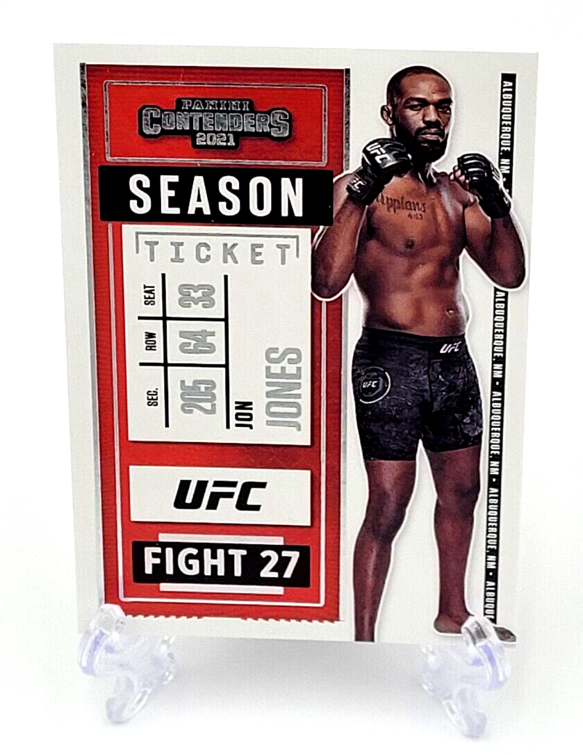 2021 Panini Chronicles Contenders Ticket UFC Jon Jones #9