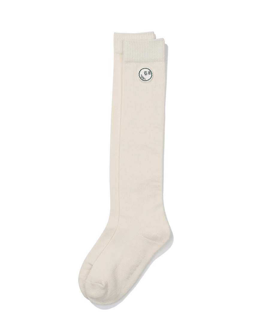 【MALBON GOLF】 Malbon Folding Over Knee Socks ■WOMAN Malbon Golf] Bucket Folding Over Knee Socks - Navy | eBay