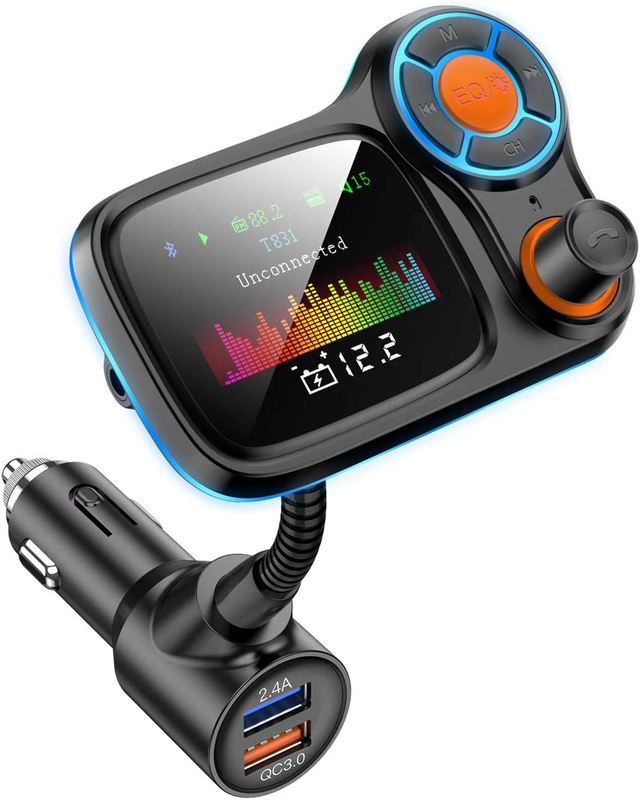 Transmisor Bluetooth USB Para Carro Auto Cargador Receptor C
