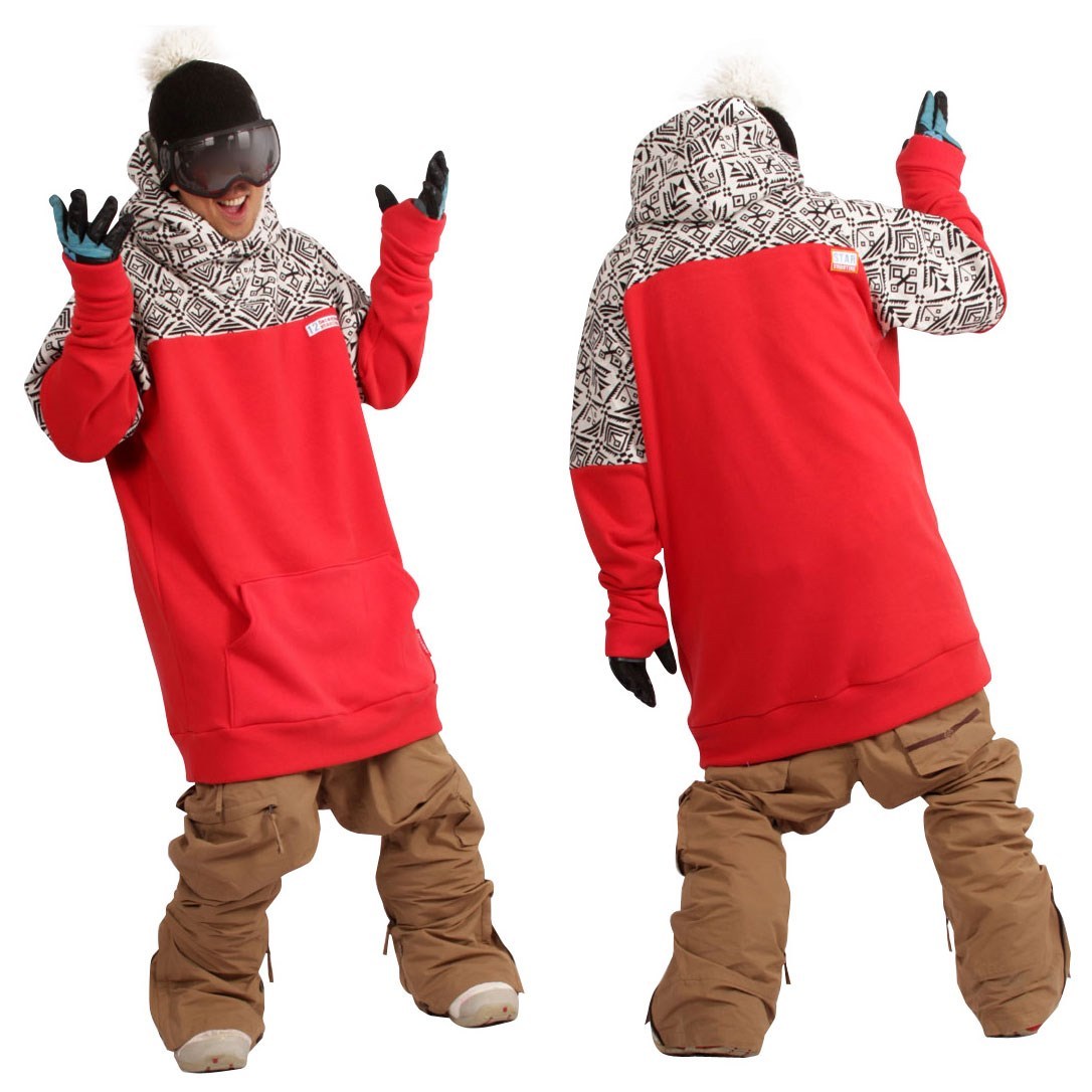 long tall snowboard hoodie