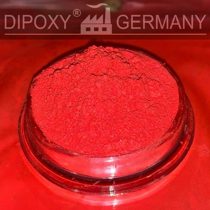 Epoxidharz Effekt Pigmente Pearl 02 Rot Epoxy Farbpigment Pigmentpulver Beton