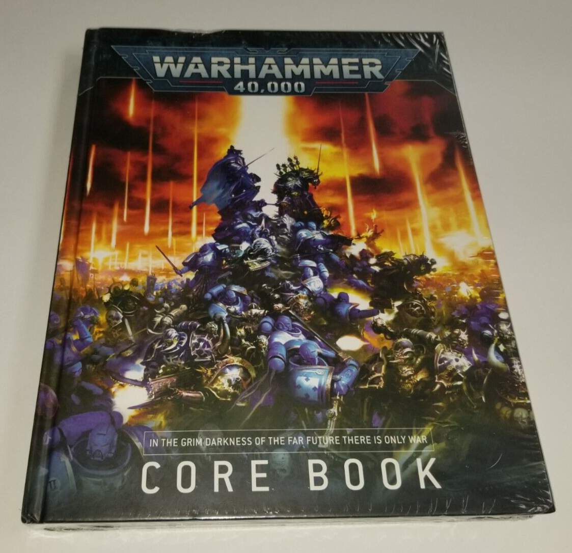 Games Workshop Warhammer 40K 10-е издание: Основная книга Совершенно новая, ЗАПЕЧАТАННАЯ