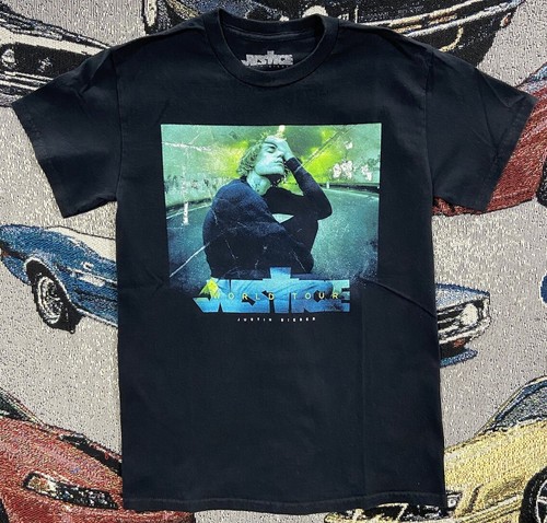 JUSTIN BIEBER TシャツJUSTICE 半袖黒　X L（46〜48） 2022 Justin Bieber Justice World Tour T-Shirt Size S Black