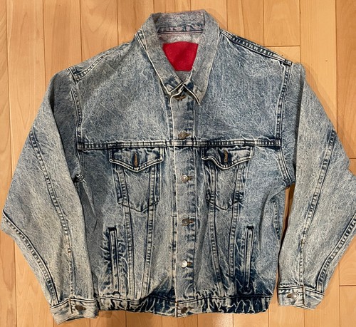 melhem 50’s LEVI'S DENIM RANCH JACKET Vintage 1990s LEVIS 75505-0212 Denim Trucker Jacket Medium