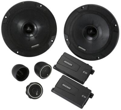 Kicker 46CSS654 Car Audio 6 1/2'' Component Full Range Stereo Speakers Set CSS65