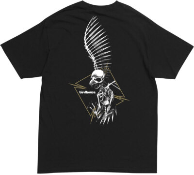 Birdhouse Skateboards Shirt Tony Hawk Full Skull Black
