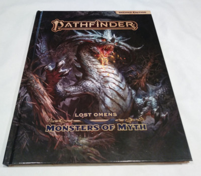 Pathfinder Lost Omens Monsters of Myth, 2nd Ed., Hardcover HC, 2021, Paizo NOS