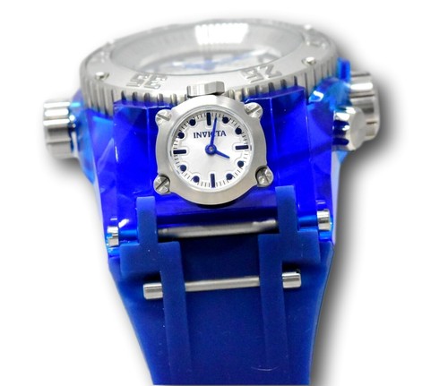 Pre-owned Invicta Bolt Zeus Magnum Shutter Men's 52mm Dual Time Chronograph Watch 43108