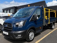 2020 Ford Transit DROP SIDE 350 Leader Flat Bed W/ Reverse Camera, Beacons