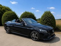 2016 66 MERCEDES BENZ C43 AMG PREMIUM PLUS CONVERTIBLE 3.0V6 4MATIC 367BHP BLACK