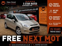 2015 Ford B-MAX 1.0T EcoBoost Zetec Euro 5 5dr MPV Petrol Manual