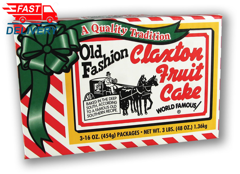 3Pack Claxton Fruit Cake 3x 1Lb Regular Size Old Fashion Recipe 💪💪💪