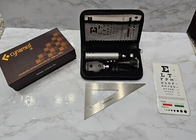 New Open Box ENT Otoscope & Opthalmoscope Set Cynamed Tested Works!! Parent Doc