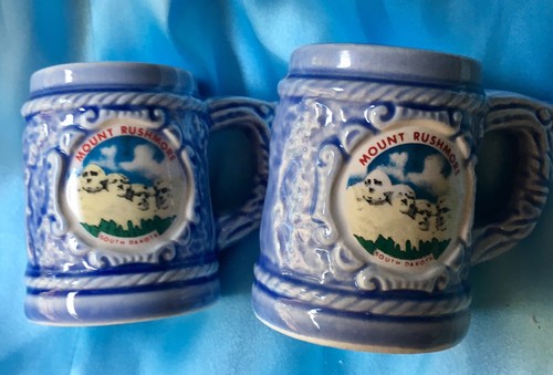 Nice Blue Stein My Rushmore Salt & Pepper Shakers