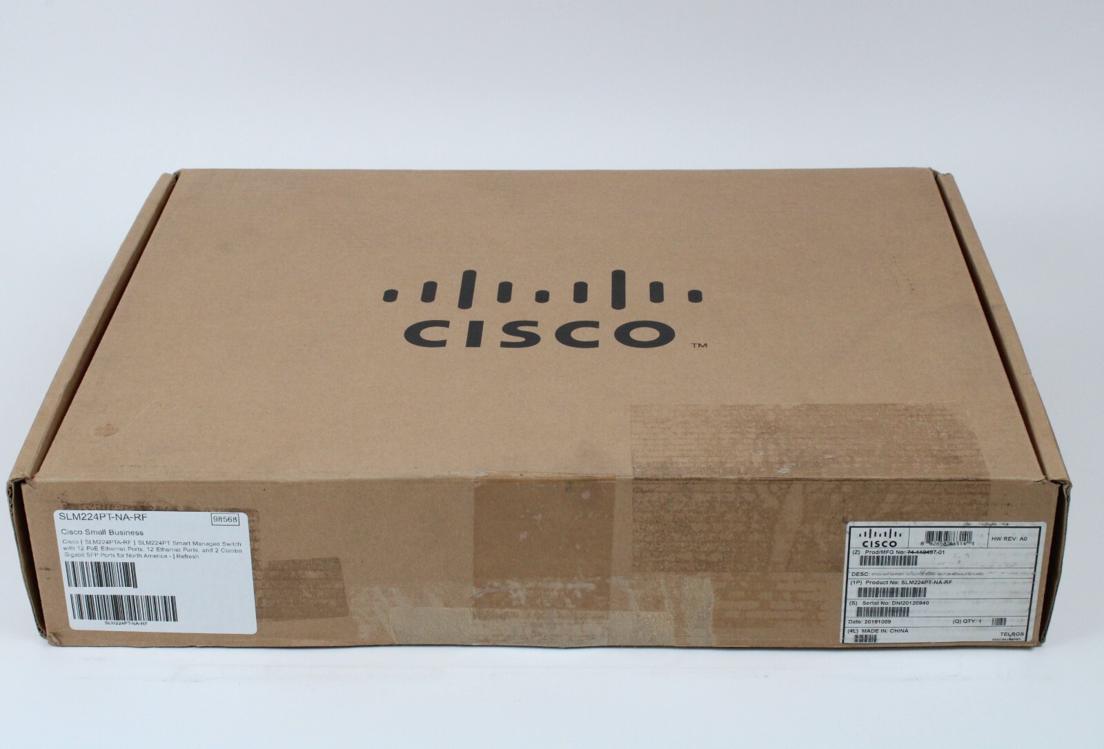 その他 Cisco Small Business SLM224PT-NA - switch - 24 ports Cisco SF200-24P 24-Port 10/100 Ethernet Smart Switch SLM224PT-NA
