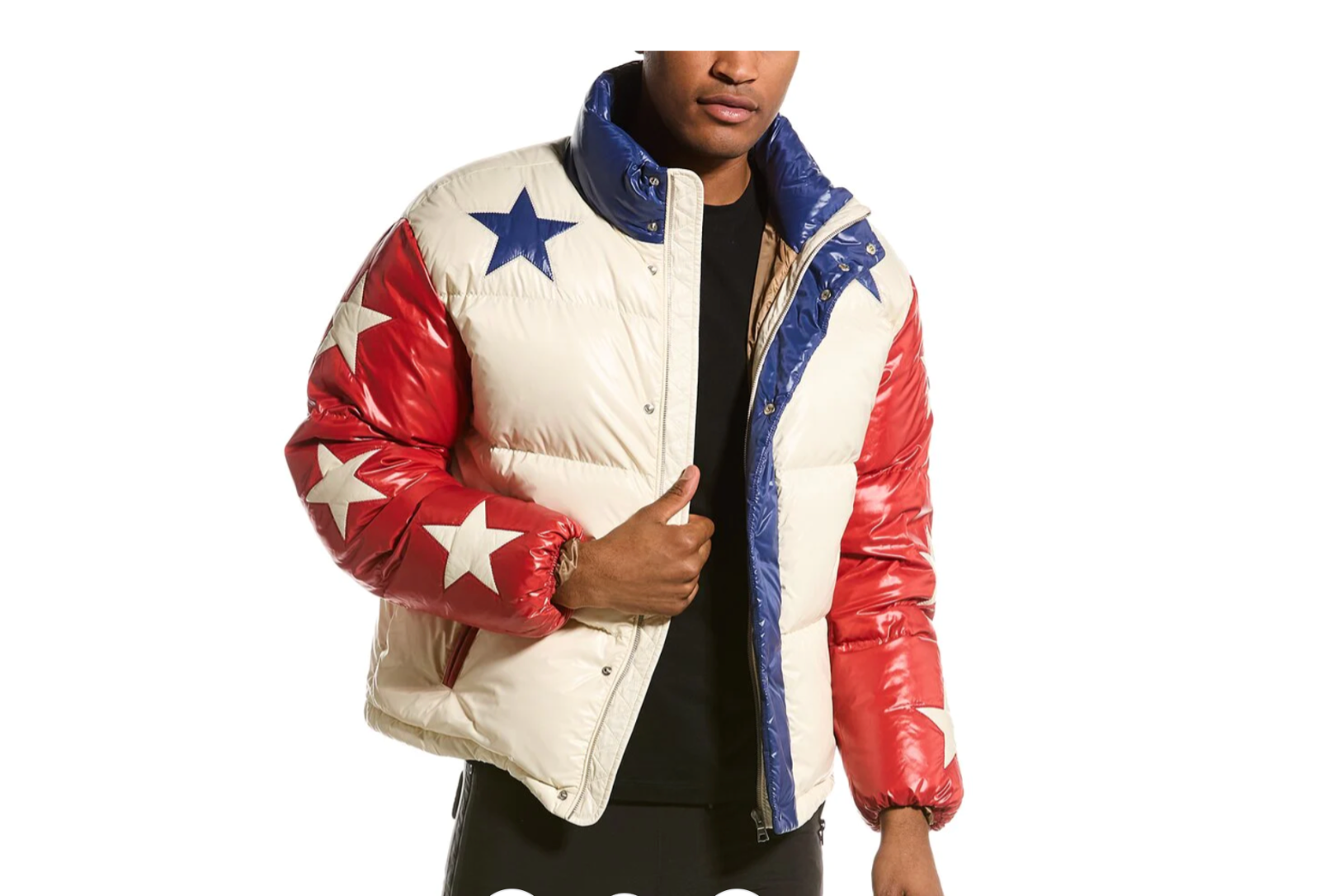 MONCLER ロゴ入りサンダル ネイビー・ホワイト・レッド