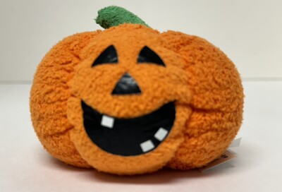 Vintage RUSS BERRIE LUV PETS  CHAMOIS PLUSH COLLECTION Jack O Lantern   Pumpkin