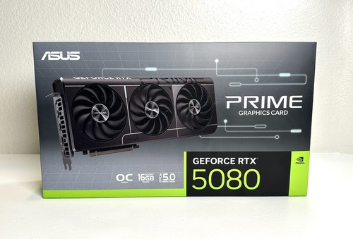 新品未開封　ASUS GeForce RTX 5080 OC 16GB ASUS Prime GeForce RTX 5080 OC 16GB – Brand New, Sealed | eBay