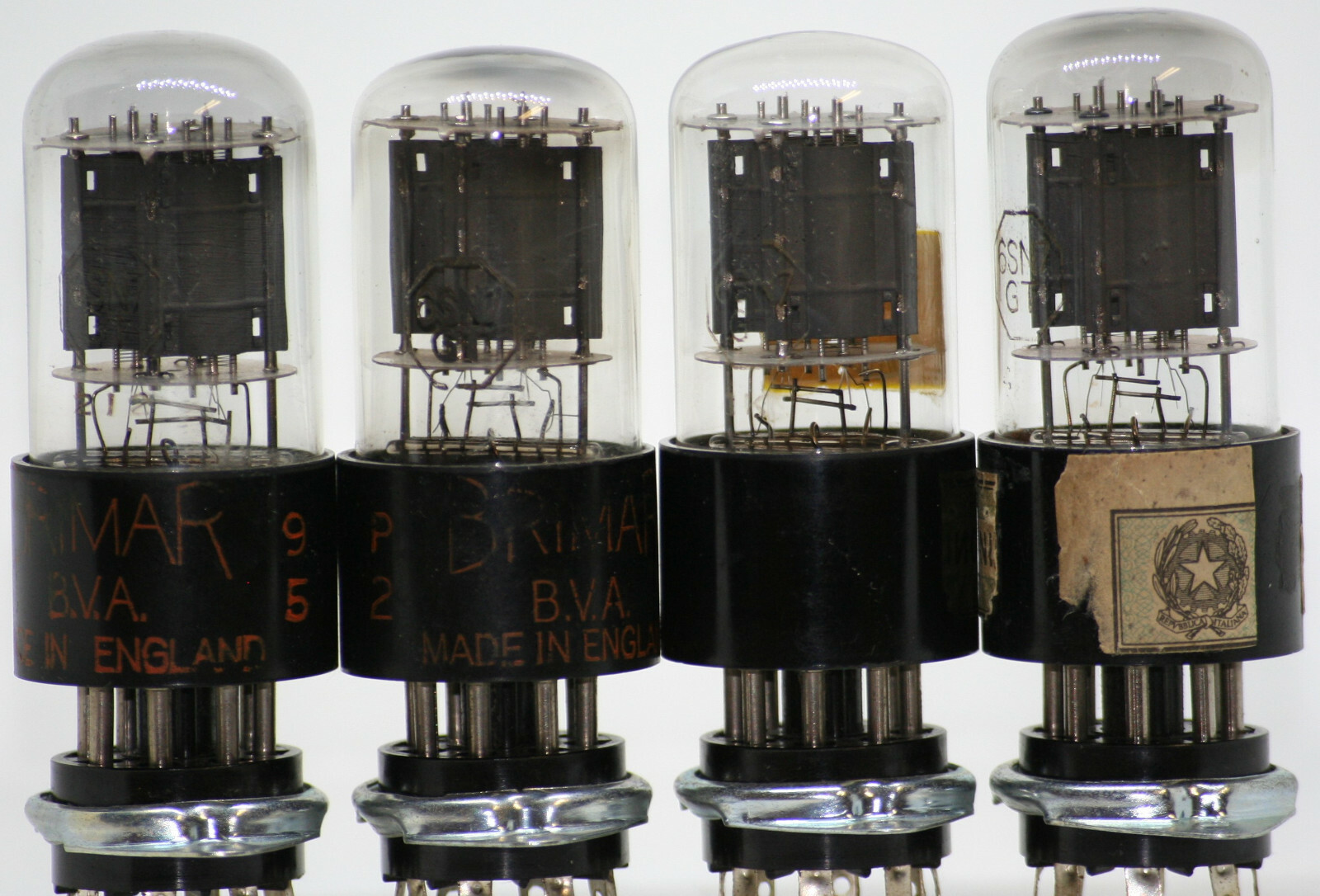 6sn7 brimar mullard tube lot ecc33 cossor cv1988 gt ecc 32