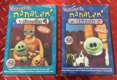 NEW Welcome To Nanalan  Favorites & Friends (2) DVD Set Nickelodeon Kid's Show