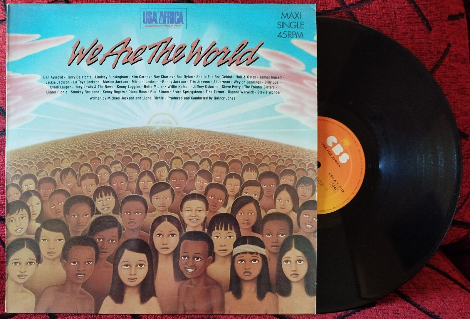 USA FOR AFRICA *We Are The World* SPAIN 12