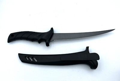 Fillet Knife & Bait Knife, Razor Sharp 5cr15 MOV 9'' Blade w Sheath
