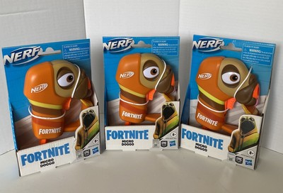 3 Nerf Fortnite Micro Doggo Blaster Lot  You Get 3 Blasters In This Lot