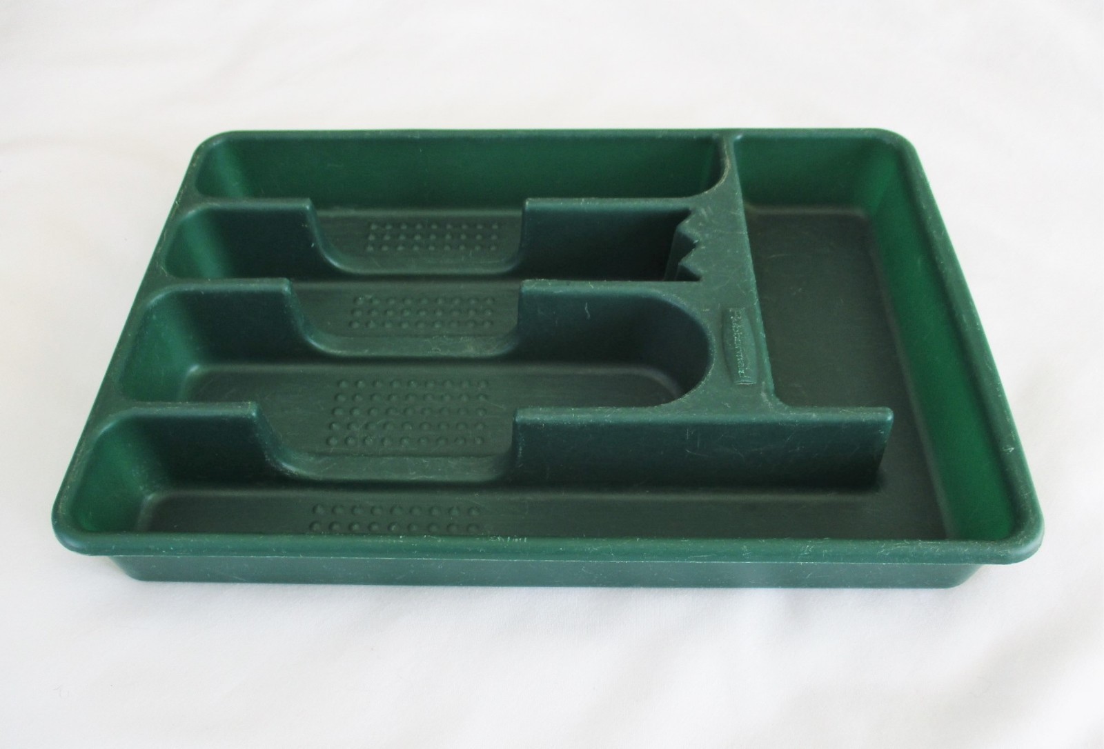 Rubbermaid Silverware Flatware Drawer Utensil Organizer Storage Tray Dark Green