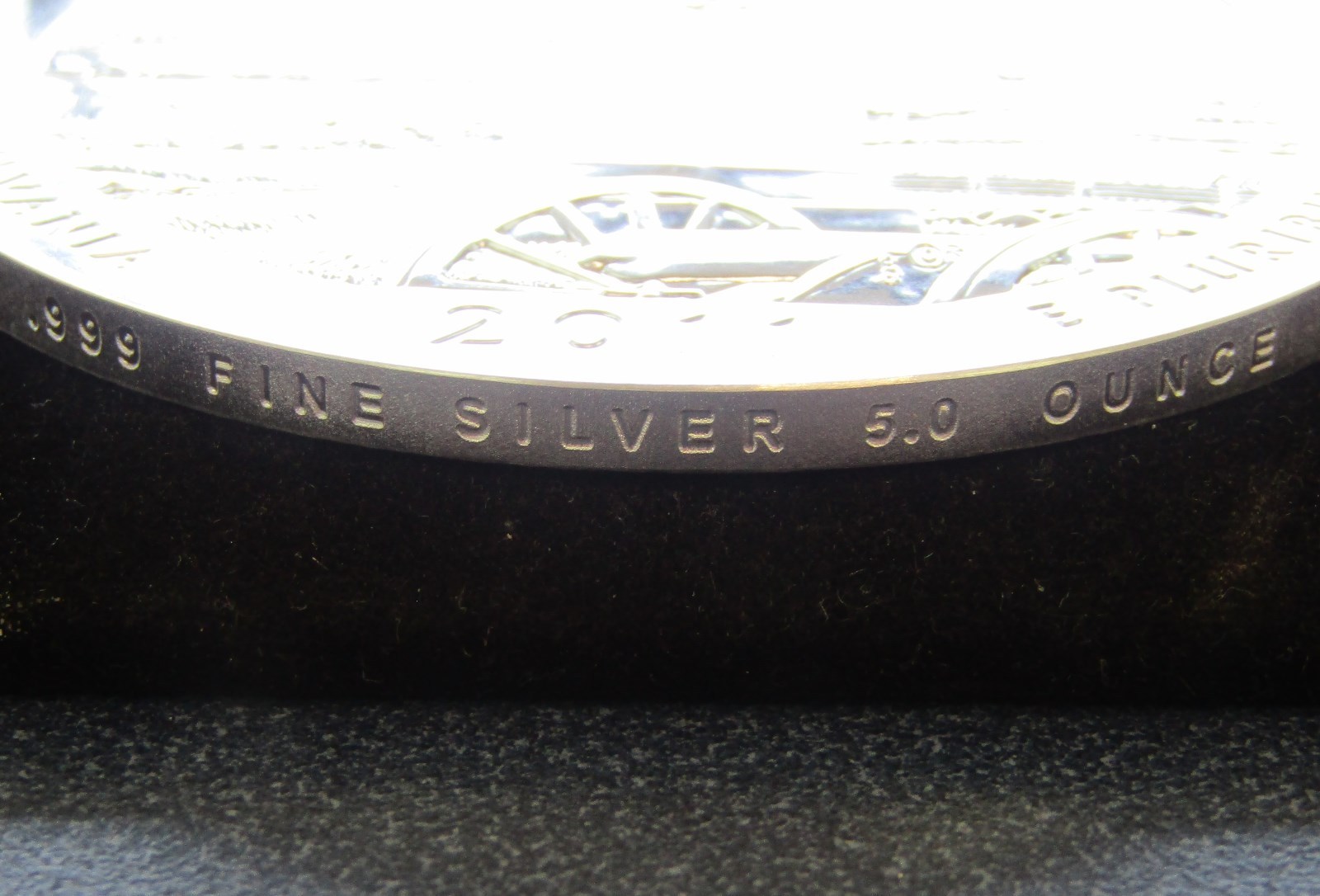 2011 Uncirculated Roll (10) 5 oz Silver ATB Gettysburg Coins In Mint Tube- #7101