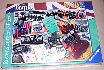 NEW HTF Beatles Photographers View Calendar 1964 1000 Piece Puzzle Ravensburger